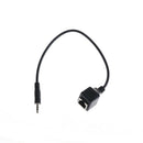 3.5mm 1/8" Male Jack TRS Audio Cable To RJ45 Socket Ethernet Adapter Wire JR