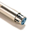 3PINS XLR TO XLR FEMALE Microphone Cable Extender Extension Adaptor Coupler MO