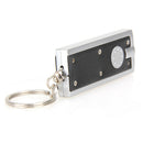 10X Mini LED Light Torch Camping FlashLight Ring Key Chain Lamp Torches Lig
