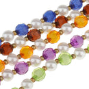 5 Pieces Acrylic Beaded Eyeglass Sunglasses Chain Holder Strap Fashion Lanyard