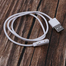 USB Watch Charging Cable Magnetic Charger Dock For 2 Pin Smart Watch 7.62mm