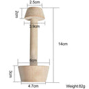 Wooden Egg Tart Tamper Double Side Pastry Egg Tart Pusher Mold Baking ToolsB Cy