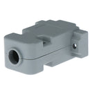 5Sets connector serial DB9 & grey hood DB9 plastic shell with screws OZ