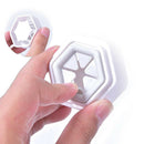1pcs Hexagon Self Adhesive Towel Holder Hanger Punch Free Bathroom Towel SEAU