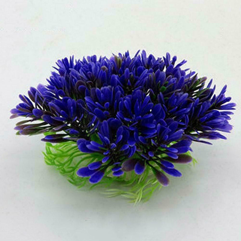 Plastic Artificial Water Green Grass Plant Aquarium Fish Ornament Tank HOT M6S2