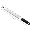 Zester Stainless Steel Grater Cheese Plastic Cover Long Handle with Rubber
