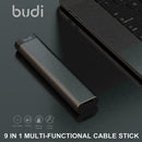 Multi-funct BUDI Universal Data Line Adaptor Card Storage Charging Box N2M0