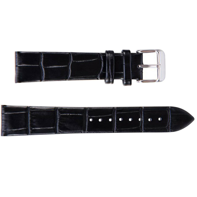 Smart Sports Bluetooth PU Leather Watch Strap for Huawei B5 18mm black