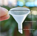 5pcs Small Plastic For Perfume Diffuser Bottle Mini Liquid Oil Funnels