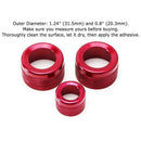 Aluminum AC Climate Control and Radio Volume Knob Ring Covers for 2014/2015