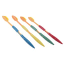 4pcs Charcoal Toothbrush Nano Dental Care Dual Mode Soft Tooth Brush
