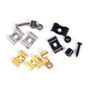 1Set String Tree Guide Retainer for Electric Guitar Bass Replacement Parts-Black