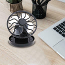 Portable Mini Solar Clip-On Cap Cooling Fan for Outdoor Travel Camping Fishing