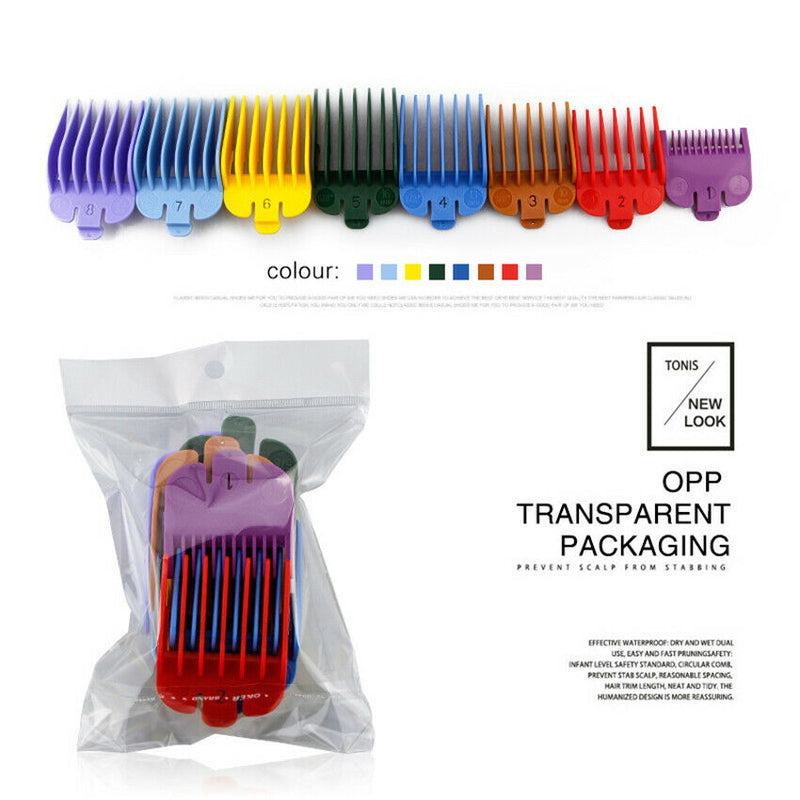 8pcs Hair Clipper Limit Combs Replacement Hair Trimmer Attachment Guide 3-25MM