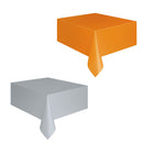 2Pcs Plastic Disposable Table Covers Cloth Party Tableware Wedding Suits For