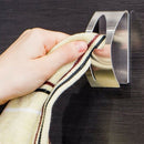 Point Strong Self-Adhesive Towel Rack Stainless Steel Semi-Circular Wall To U8K7