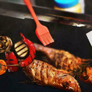 Outdoor BBQ Grill Mat Barbecue Baking Non-stick Pad Reusable Sheet Cooking F3A4