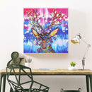 5D DIY Special Shaped Diamond Painting Elk Cross Stitch Mosaic Craft Kit