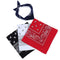 6 Pieces Unisex Cotton Paisley Bandana Cowboy Head Scarf Headband Head Wrap