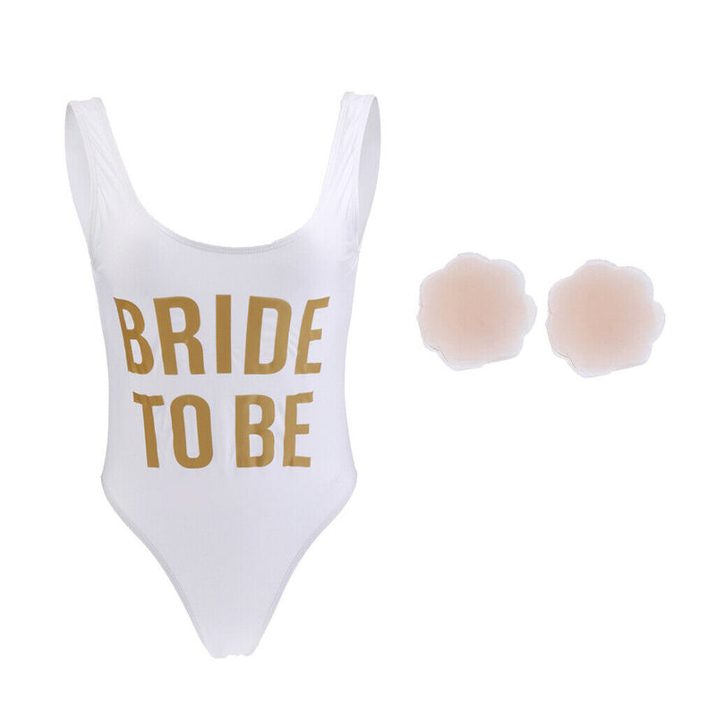 Swimwear One-Piece Wedding Bridal Party M Silicone Nipple Covers