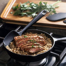 3-Piece Black Silicone Spatula Set - 600Fahrenheit Heat-Resistant Seamless