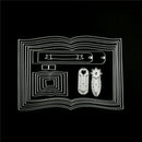Vivid Books Frame Customized  Cutting Dies DIY Scrapbooking Album Craft B_ES