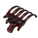 Women Lady Girls Non Slip Grip Large Claw Hair Clip Clamp,Coffee