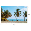 Beach Coconut Trees Photoshoot Background Cloth Backdrop Photography Props