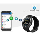 New Smart Watch Round Support Nano SIM TF Card With Bluetooth 3.0 Men Women O1U3
