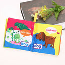 Soft Cloth Book Baby Kids Early Educational Cartoon Book Toys (Animal)