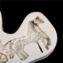 Horse Carriage Silicone Fondant Mold DIY Chocolate Mould Cake Decorating Tool Gw