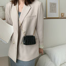 Pure Color Leather Mini Shoulder Bags Women Chain Messenger Bags (Black)