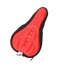 Silicone Cycling Bicycle Bike Saddle Seat Cover Red N3O4