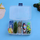 84pcs Hooks Set Box Flexible Swimbaits Artificial Bait Lure Fishing Tackle