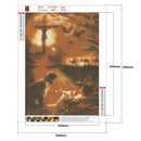 5D DIY Full Drill Diamond Painting Cross Religion Embroidery Kit (LG098)