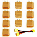 Lots 10pcs Male & Female XT60 Bullet Connector Plug ESC For RC Lipo Battery HOT