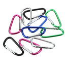 5X( 10 Multicolor D Carabiner Camp Spring Snap Clip Hook Keychain Keyring CO4T3)
