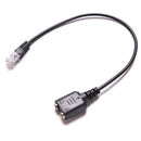1Pcs 2 3.5mm to RJ9 Jack Adapter Convertor PC Headset Telephone Headset Cable JR