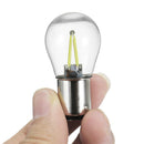Replacement 2x 1156 BA15S P21W COB White LED Turn Signal Light Lamp Bulb 12V-24V