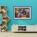 75 X 50cm 1000 Pieces Paper Jigsaw Puzzles Abstract Pattern Assembling Toys