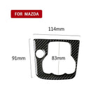 Carbon Fiber Dashboard Gear Box Shift Frame Trim Cover for Mazda 3 Axela 20