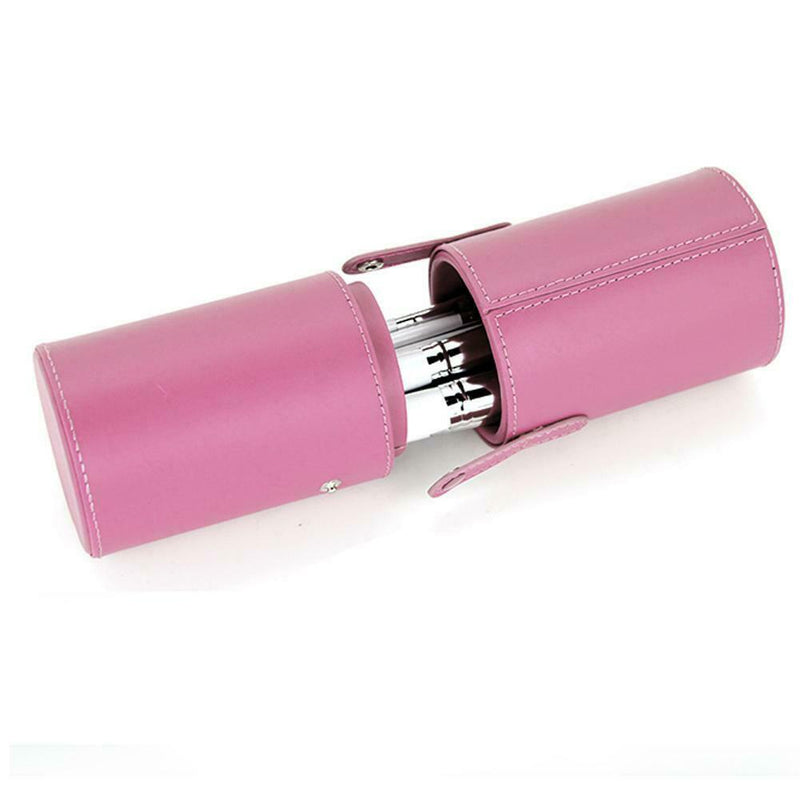 Travel Leather Cosmetic Brush Pen Holder Storage Makeup Empty Holder   A