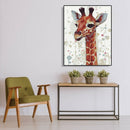 Painting By Numbers Kit DIY Clever Giraffe Canvas Oil Art Picture Craft