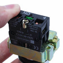22mm 1 NO N/O Momentary Push Button Switch 600V 10A ZB2-BE101C yellow