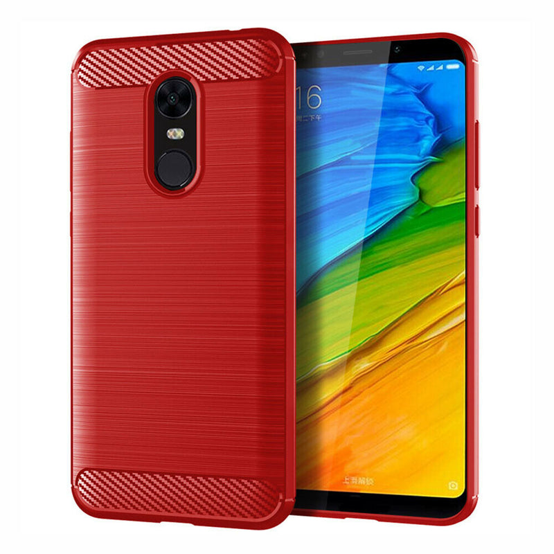 Cellphone Soft Case Silicone Anti-fall Protective Cover for Redmi 5 Plus/Note 5