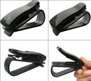 Black Portable Car Auto Sun Visor Glasses Sunglasses Card Ticket Holder Pen Clip