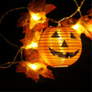 Halloween Maple Leaf Lantern Strings LED Battery Box Light Strings 20 Lights