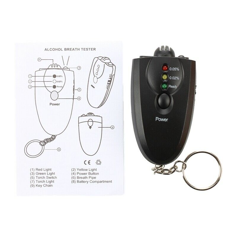 Portable Convenient Digital Alcohol Breath Tester Analyzer Breathalyzer I3R1