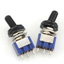Mini Latching Toggle Switch 3 Pin ON/ON SPDT 6A 125VAC/3A 250VAC Free P AUD