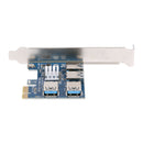 4 Slots PCI-E 1 to 4 PCI Express 16X Slot External Riser Card Adapter Board